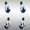 Service Caster 3 Inch 316SS Solid Poly Swivel 1-3/4 Inch Expanding Stem Caster Brake SCC, 2PK SCC-SS316EX20S314-SPUS-2-TLB-2-134 - alternate 5